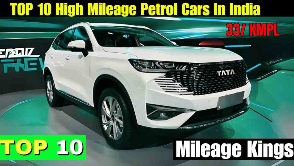 Top 10 Best Good Mileage Fuel Efficient Petrol Cars In India