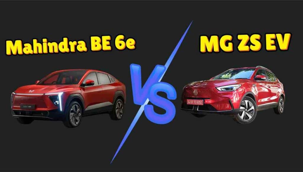 Mahindra BE 6e vs MG ZS EV